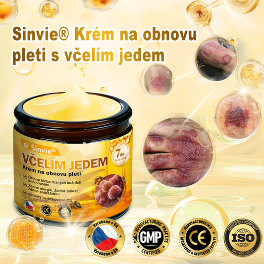 🐝🐝🐝 Sinvie® Krém na obnovu pleti s včelím jedem 👨‍⚕ Doporučeno dermatology ✅CE schváleno - 50ml